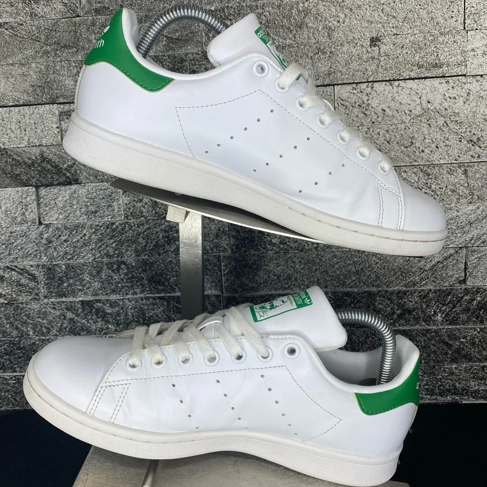 ADIDAS Originals Stan Smith White /Green Sneakers - MNS7